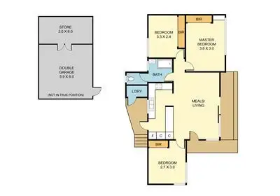 Floorplan of Homely house listing, 12 Buna Court, Boronia VIC 3155