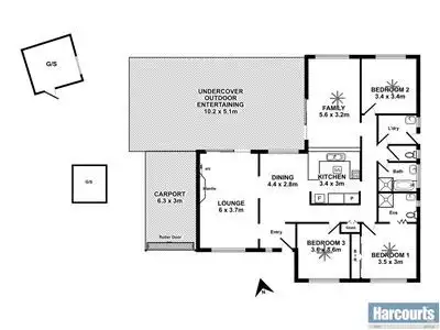 Floorplan of Homely house listing, 18 Mitford Road (Cnr of Alpine Rd), Happy Valley SA 5159