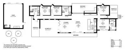Floorplan of Homely house listing, 18 Lady Bay Road, Normanville SA 5204