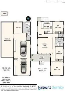 Floorplan of Homely house listing, 9 Rossett Street, Chermside West QLD 4032
