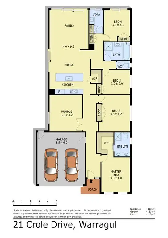Floorplan of Homely house listing, 21 Crole Drive, Warragul VIC 3820