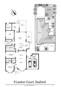Floorplan of Homely house listing, 9 Lexton Crt, Seaford VIC 3198