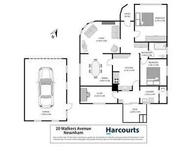 Floorplan of Homely house listing, 20 Walkers Avenue, Newnham TAS 7248