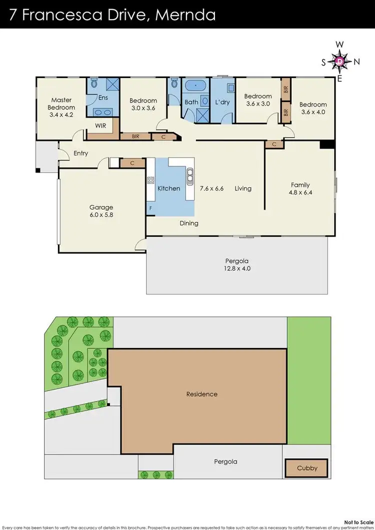 Floorplan of Homely house listing, 7 Francesca Drive, Mernda VIC 3754