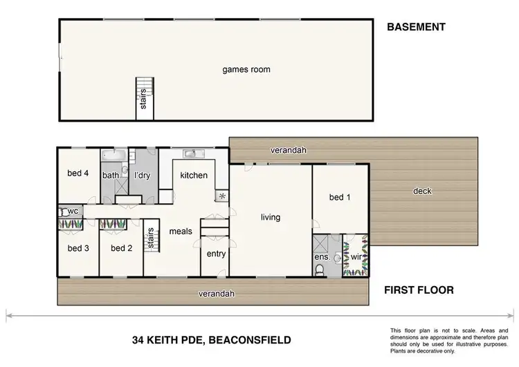 Floorplan of Homely house listing, 34 Keith Parade, Beaconsfield VIC 3807
