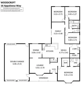 Floorplan of Homely house listing, 16 Appaloosa Way, Woodcroft SA 5162