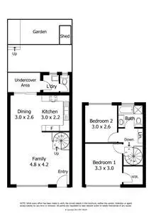 Floorplan of Homely townhouse listing, 7/29 Norton Summit Road, Woodforde SA 5072