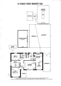 Floorplan of Homely house listing, 55 Stanley Street, Morphett Vale SA 5162
