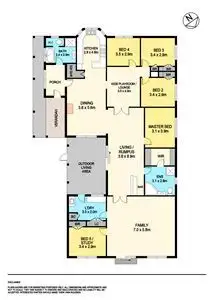 Floorplan of Homely house listing, 1951 Glenelg Highway, Scarsdale VIC 3351