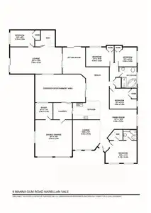 Floorplan of Homely house listing, 9 Manna Gum Road, Narellan Vale NSW 2567