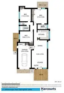 Floorplan of Homely house listing, 17 Hillsborough Place, Springfield Lakes QLD 4300