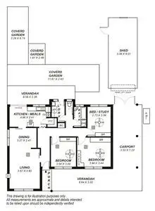 Floorplan of Homely house listing, 15 Shropshire Avenue, Hillcrest SA 5086