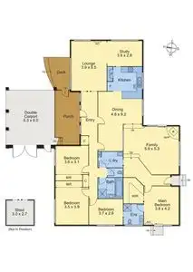 Floorplan of Homely house listing, 3 Thredbo Court, Epping VIC 3076