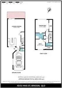 Floorplan of Homely townhouse listing, 40/31 Haig Street, Brassall QLD 4305