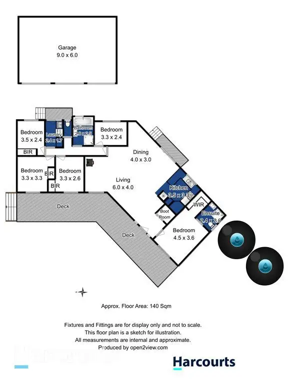 Floorplan of Homely house listing, 515 Glenfern Road, Glenfern TAS 7140