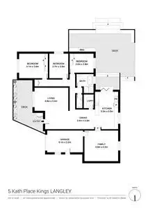 Floorplan of Homely house listing, 5 Kath Place, Kings Langley NSW 2147