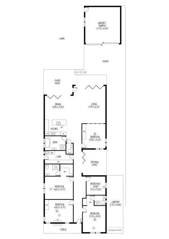 Floorplan of Homely house listing, 2 Truro Avenue, Kingswood SA 5062