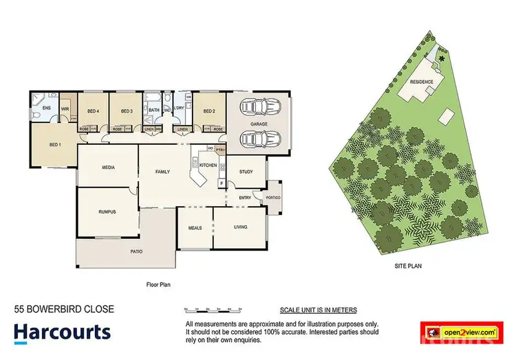 Floorplan of Homely house listing, 55 Bowerbird Close, Greenbank QLD 4124