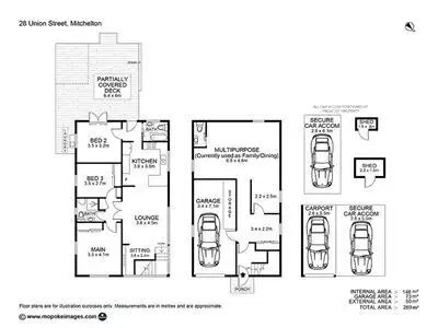 Floorplan of Homely house listing, 28 Union Street, Mitchelton QLD 4053