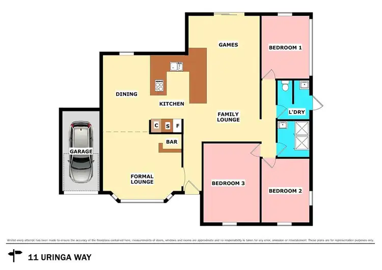 Floorplan of Homely house listing, 11 Uringa Way, Wanneroo WA 6065