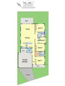 Floorplan of Homely land listing, 52 Vinter Avenue, Croydon VIC 3136
