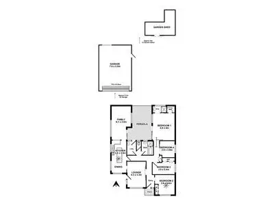 Floorplan of Homely house listing, 13 Osborne Street, Oaklands Park SA 5046