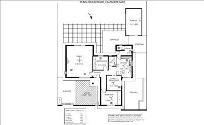 Floorplan of Homely house listing, 10 Nautilus Road, Elizabeth East SA 5112