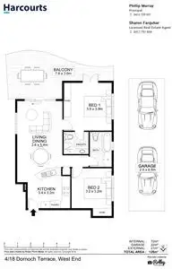 Floorplan of Homely unit listing, 4/18 Dornoch Terrace, West End QLD 4101