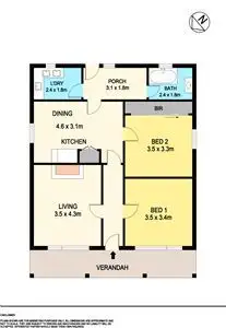 Floorplan of Homely house listing, 704 Nicholson Street, Ballarat VIC 3350