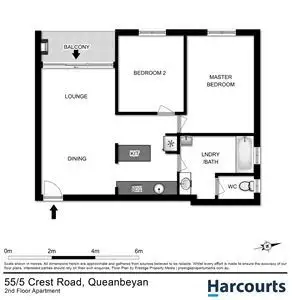 Floorplan of Homely apartment listing, 55/5 Crest Road, Crestwood NSW 2620