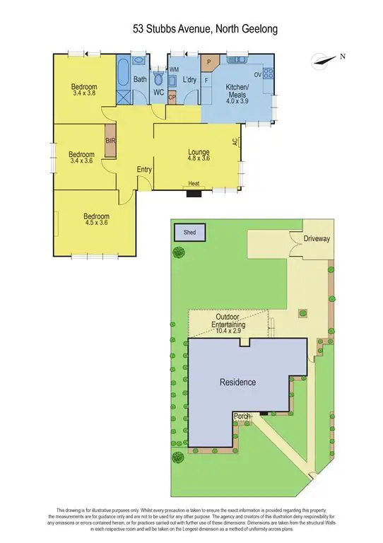 Floorplan of Homely house listing, 53 Stubbs Avenue, North Geelong VIC 3215