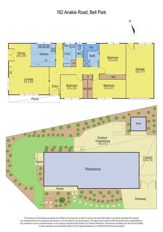 Floorplan of Homely house listing, 162 Anakie Road, Bell Park VIC 3215
