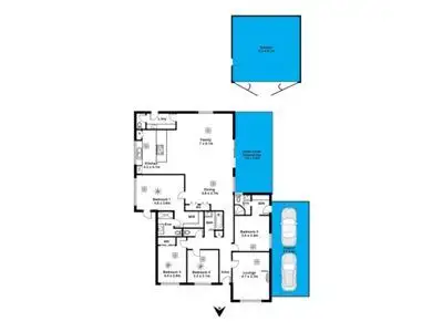 Floorplan of Homely house listing, 9 Baker Street, Somerton Park SA 5044