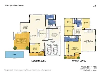 Floorplan of Homely house listing, 7 Winnipeg Street, Warner QLD 4500