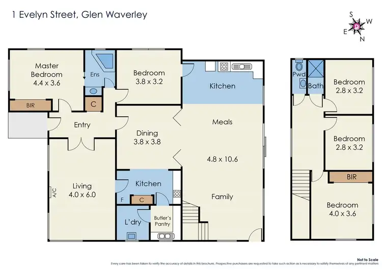 Floorplan of Homely house listing, 1 Evelyn Street, Glen Waverley VIC 3150