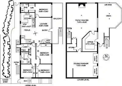 Floorplan of Homely house listing, 96 Yarrabee Rd, (adj Burnside), Greenhill SA 5140
