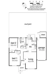 Floorplan of Homely unit listing, 1/9-13 Bayswater Road, Croydon VIC 3136