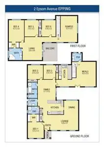 Floorplan of Homely house listing, 2 Epsom Avenue, Epping VIC 3076