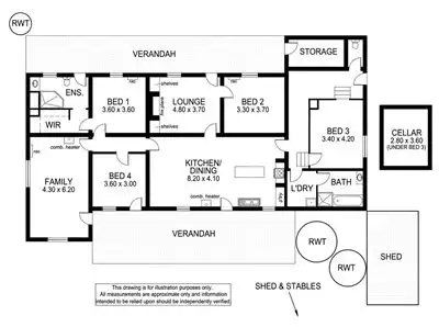 Floorplan of Homely house listing, Lot 12 Washington Road, Riverton SA 5412