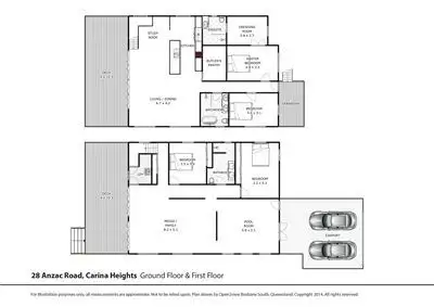 Floorplan of Homely house listing, 28 Anzac Road, Carina Heights QLD 4152