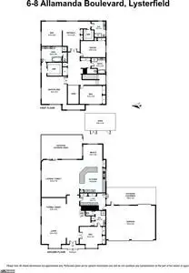 Floorplan of Homely house listing, 6-8 Allamanda Boulevard, Lysterfield VIC 3156