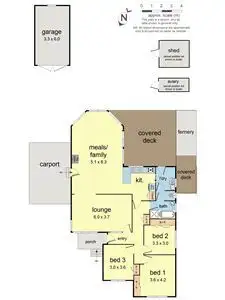Floorplan of Homely house listing, 37 Glen Dhu Road, Kilsyth VIC 3137