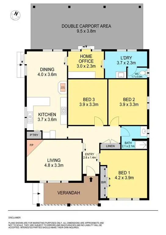 Floorplan of Homely house listing, 1 Broomfield Road, Creswick VIC 3363