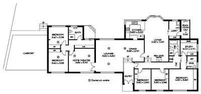Floorplan of Homely house listing, 20 Thorngate Drive, Belair SA 5052