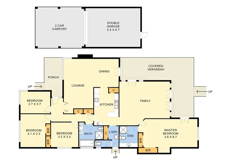 Floorplan of Homely house listing, 23 Baldwin Avenue, Boronia VIC 3155