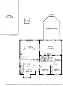 Floorplan of Homely house listing, 1 Saratoga Drive, Goolwa North SA