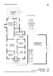 Floorplan of Homely house listing, 100 Blaker Road, Mitchelton QLD 4053
