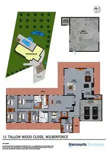Floorplan of Homely house listing, 11 Tallow Wood Close, Wilberforce NSW 2756