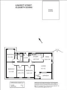 Floorplan of Homely house listing, 8 Barritt Street, Elizabeth Downs SA 5113