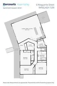 Floorplan of Homely house listing, 6 Marguerite Street, Ranelagh TAS 7109